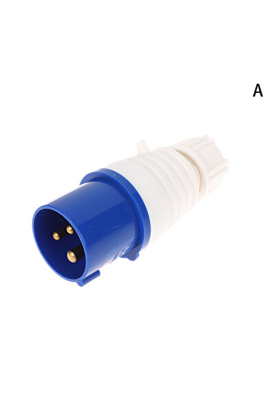 Choice3 قابس صناعي مقاوم للماء 220 فولت 16 أمبير ثلاثي الأطراف / موصل ذكر / أ...