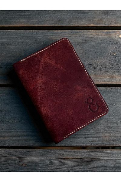 Kalkan deri Handmade Genuine Italian Leather Passport Wallet – Premium Travel Wallet |   Minimal and Stylish Design