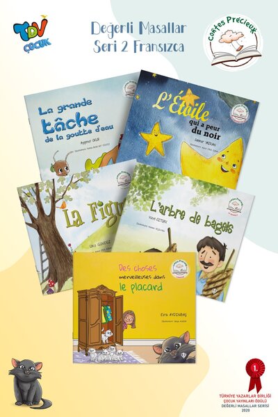Türkiye Diyanet Vakfı Yayınları Contes Precievt Serie 2 5 Livres (سلسلة الحكا...