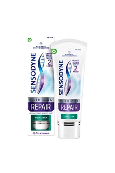 Sensodyne معجون أسنان للإصلاح السريري والتنظيف العميق