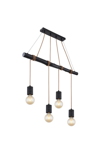 Globo Lighting [Stoc disponibil] Candelabru 54060-4HA, 4xE27, negru+galben, I...