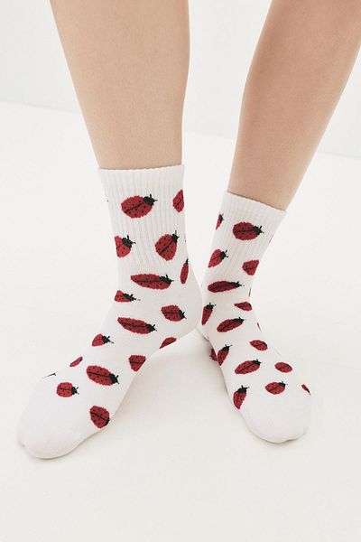 Pull & Bear Ladybird print socks