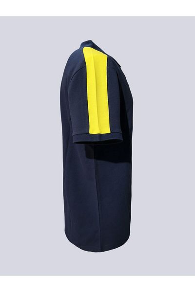Fenerbahçe Licensed 25/26 Navy Blue Tribune Polo T-Shirt