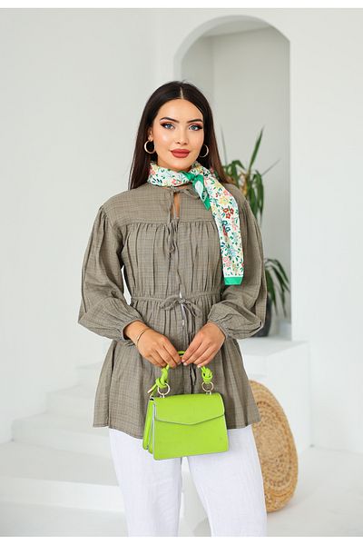 Vegove Front Gathered Long Tunic