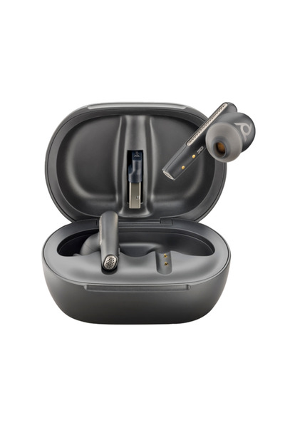 Poly Căști True Wireless Voyager Free 60+, Bluetooth, Multi-Point, Wireless, ANC, Microfon (Negru)