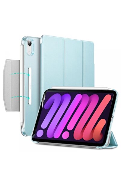 FUTURE Case compatible with iPad mini 6 2021, Fit, X66, leather, Blue
