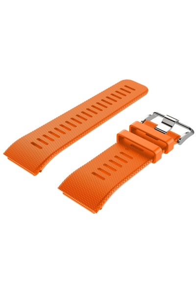 eR D L Curea din silicon compatibilă cu Garmin Vivoactive HR, lățime curea 30 mm, portocaliu, eR D L