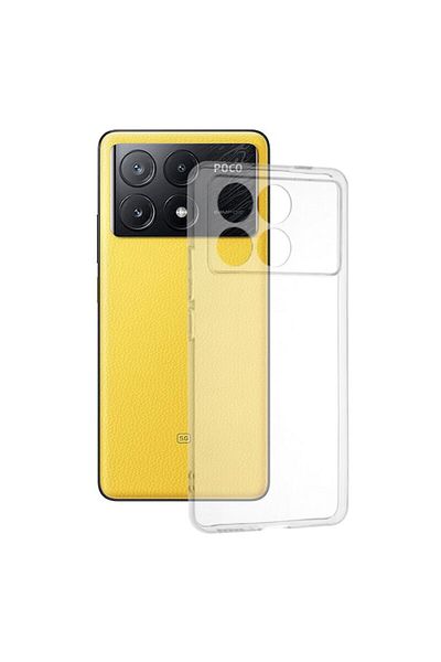 Dali Husă de protecție compatibilă cu Xiaomi Poco X6 Pro, silicon transparent, transparentă