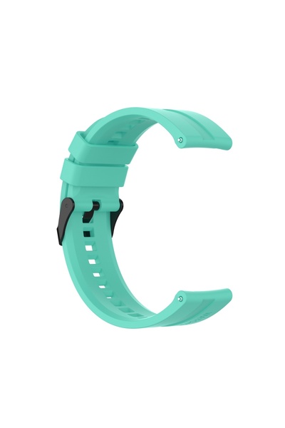 eR D L Curea universală de ceas din silicon, lățime 22 mm, eliberare rapidă, Aurora Blue, eR D L