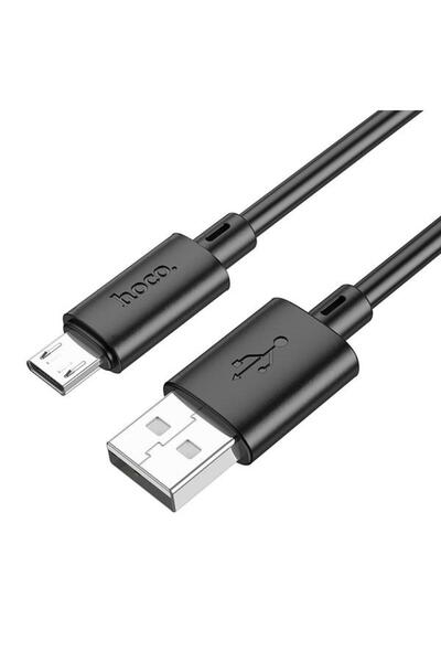 Hoco Cablu de încărcare și date USB-A la microUSB X88, 18W, 1m, negru