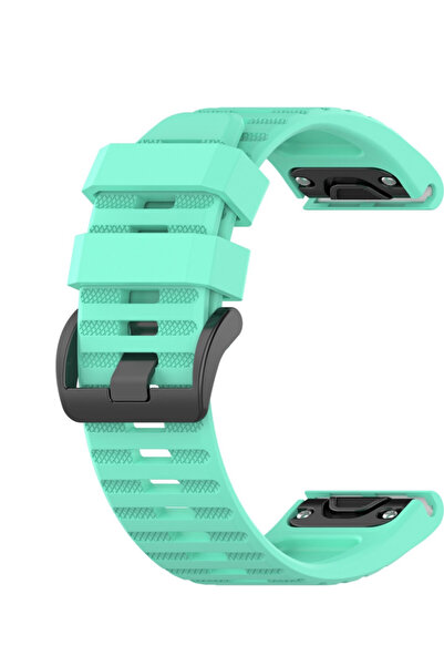 eR D L Curea universală de ceas din silicon, lățime 26 mm, albastru lac, eR D L