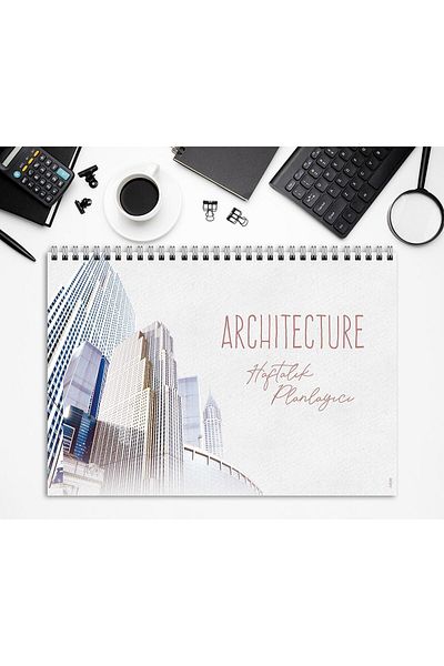 express planlayıcı A4 Weekly Planner Architecture - Concept Notebooks - Medium - Spiraled - Cardboard