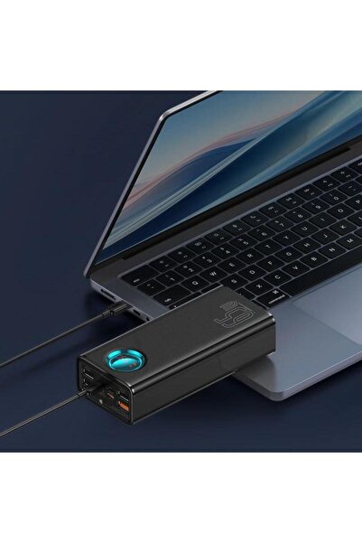 Baseus Baterie externă Amblight cu afișaj digital, 26.800 mAh, încărcare rapidă 65W, cablu USB-C la USB-C