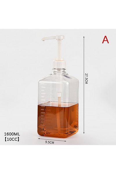 Choice 1600ml 10CC 1600ml Coffee Syrup Dispenser Multi-Function Honey Sauce Ketchup Bottle with 5CC 8CC 10C