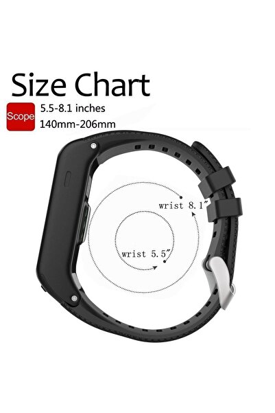 eR D L Curea din silicon compatibilă cu Garmin Vivoactive HR, lățime curea 30 mm, portocaliu, eR D L