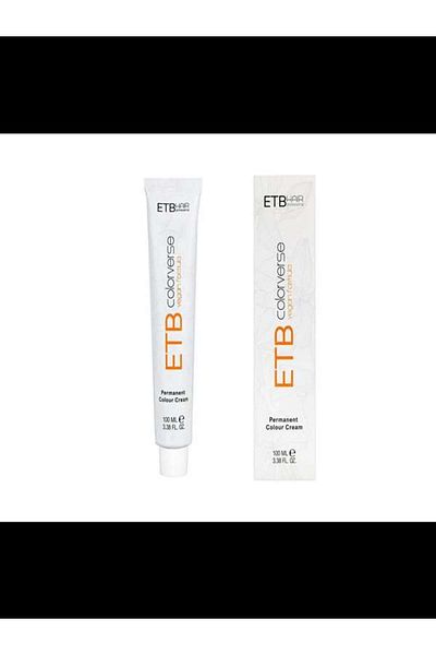 ETB Hair Professional Permanent Hair Dye With Ammonia 100ml 8.0 Medium Blonde