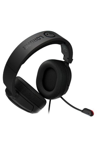 LORGAR Casti Gaming Kaya 460, Microfon, USB, ANC, iluminare RGB (Negru)