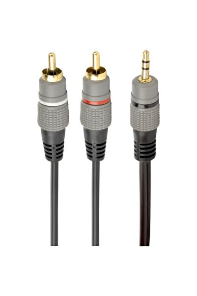 Gembird cablu audio de la mufă stereo de 3,5 mm la 2 x RCA, 2,5 m