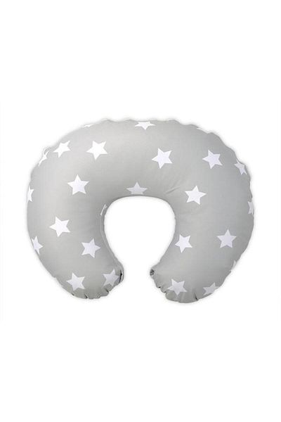 LORELLİ Pernă multifuncțională Happy, 140 cm, husă detașabilă, gri stele