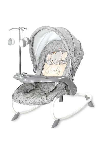 LORELLİ Fotoliu balansoar Dream Time, Grey Elephant, colectie 2021