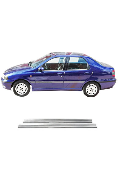 CHROMELINE Fiat Siena Krom Cam Çıtası Paslanmaz Çelik 4 Parça