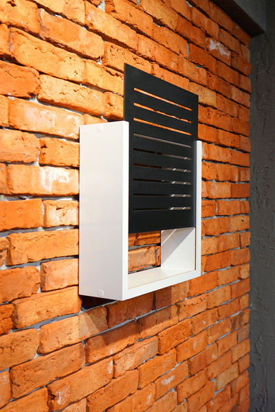 HALL BREATHE Sürgülü Saklama Kutusu, Siyah, Çizgili, 35Y x 35G x 11D, Modem Koruma