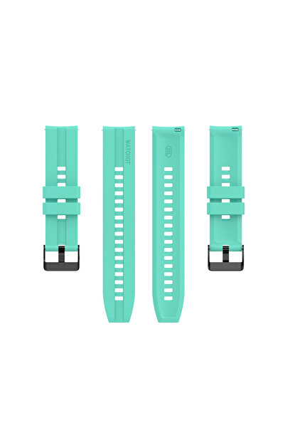 eR D L Curea universală de ceas din silicon, lățime 20 mm, eliberare rapidă, albastru aurora, eR D L