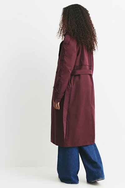 Pull & Bear Kemerli trençkot