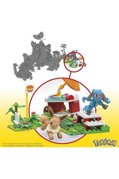 MEGA Set de constructie Bloks Pokemon Poke Puff Picnic 163 piese
