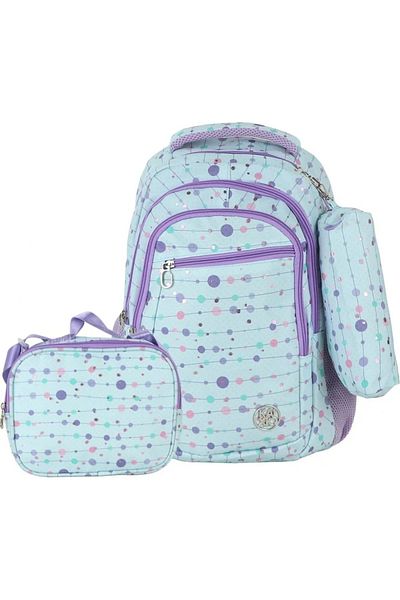 rexa 3-Piece School Backpack Set – 17 Inch with Matching Lunch Bag & Pencil Case