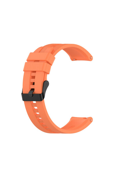 eR D L Universal silicone watch strap, width 20mm, quick release, orange, eR D L