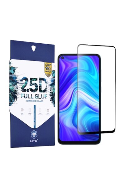 Bibilel Προστατευτικό οθόνης για Xiaomi Redmi Note 9 / Redmi 10X 4G, 2.5D Ful...