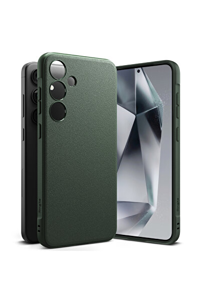 Ringke غطاء حماية لهاتف سامسونج جالاكسي إس ٢٤ بلس | سلسلة أونيكس | أخضر داكن