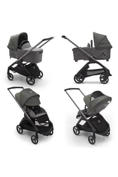 Bugaboo Dragonfly Stroller Canopy - Forest Green