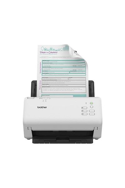 Brother Scanner ADS-4300N, A4, ADF, 600x600, 40 ppm, USB, Retea (Alb)