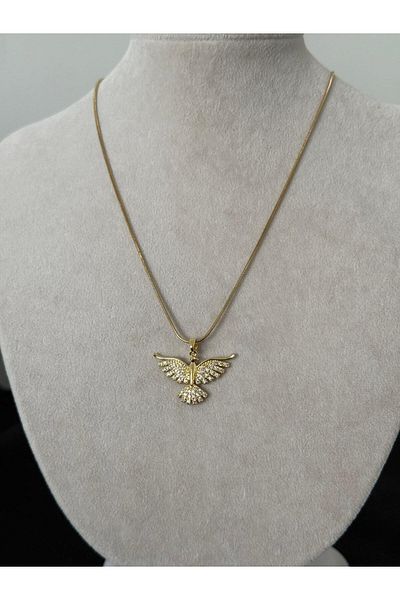 youngsem Phoenix Necklace |   Zircon Stone Steel Necklace