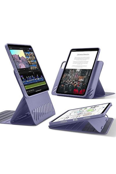 Padrino Protective Case for iPad Pro 11 2024, F75, Thermoplastic, Plum Violet