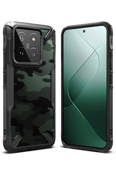 Ringke غطاء حماية لجهاز شاومي ١٤ | سلسلة فيوجن إكس | أسود مموه