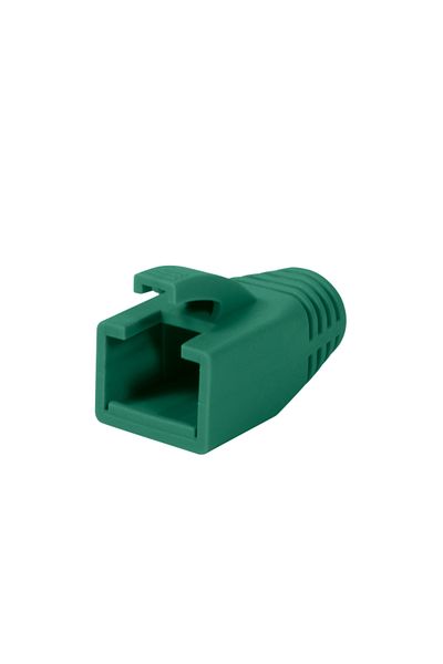 LogiLink Set mansoane de protectie mufe RJ-45 MP0035G, pentru cablu UTP, FTP, SFTP, Cat6, RJ-45 tata