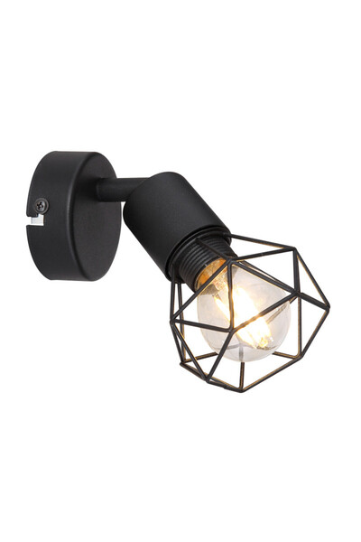 Globo Lighting Spot Xara 54802S-1, 1xE14, negru, IP20, Globo Lighting