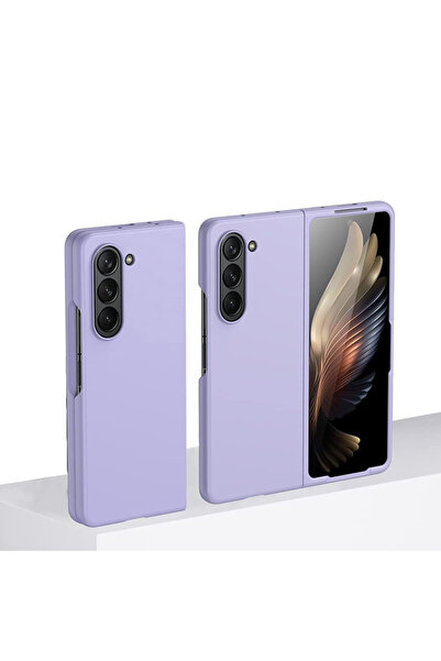 Microcase Samsung Galaxy Z Fold 7 ile Uyumlu Mat Yüzey Sert Plastik Kılıf - A...