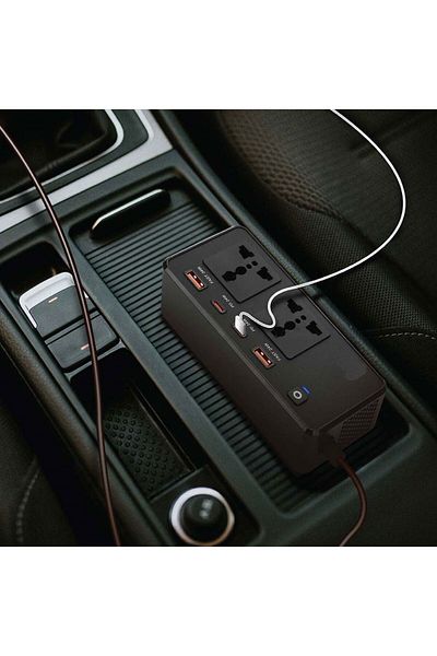 Generic Power Inverter Car Adapter 200W – 12V to 220V