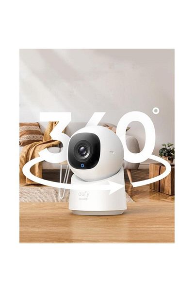 eufy Camera de supraveghere Security C220 Indoor, Rezolutie 2K, 360° Pan&Tilt, AI, Audio bidirectio