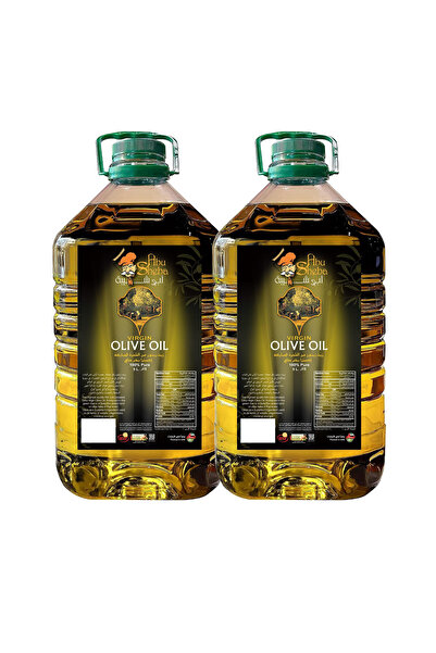 Abu Sheba زيت زيتون بكر غني بالطعم، نكهة ممتازة وخفيفة، زيت زيتون صحي، عبوة 5 لترات لشخصين