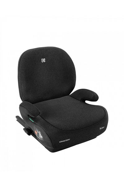 Kikka Boo Car booster with Isofix KikkaBoo i-Boost Black Approved R129 i-Size 125-150 cm with Removable Backrest,