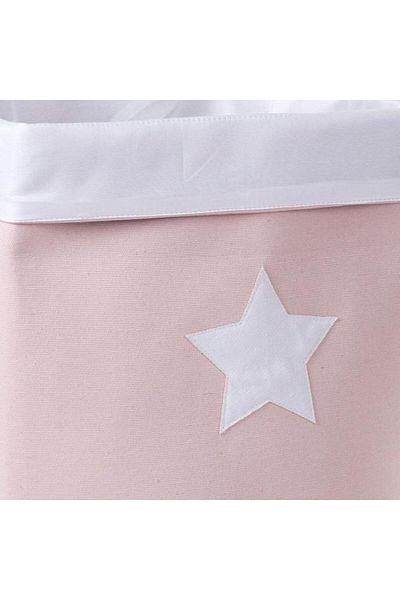 CHILDHOME Cos depozitare panza 32 x 32 x 60 cm, Roz