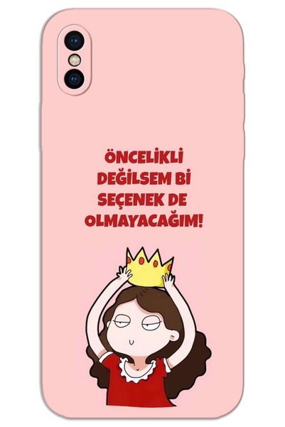 MRCİLETİSİM غطاء خلفي مطبوع بنمط HD لهاتف iPhone XS Max - ليس خيارًا