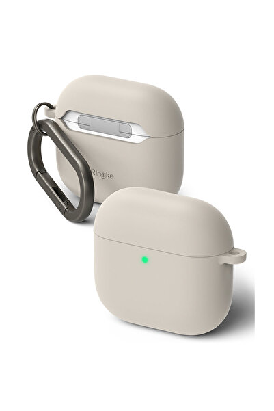 Ringke جراب سيليكون لسماعات AirPods 4 | غطاء واقٍ مضاد للخدش مع سلسلة مفاتيح ...
