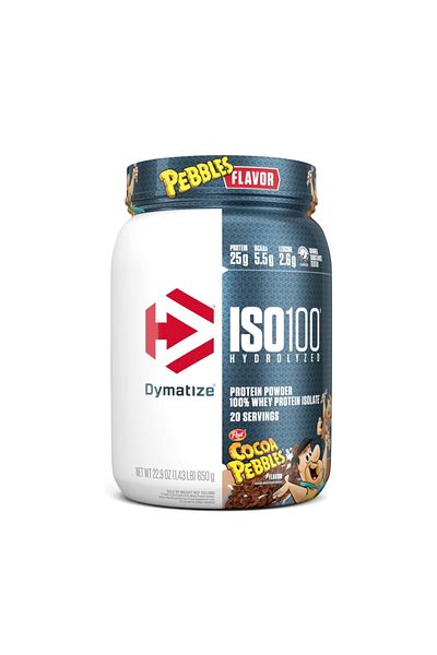 Dymatize ISO 100 Hydrolyzed Protein Powder (1.43 LB), Cocoa Pebbles 100% Whey Isolate Protein