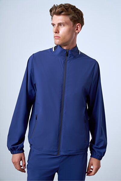 SPORTEMPT بدلة رياضية خفيفة الوزن للرجال من القماش التقني - أزرق داكن فاتح